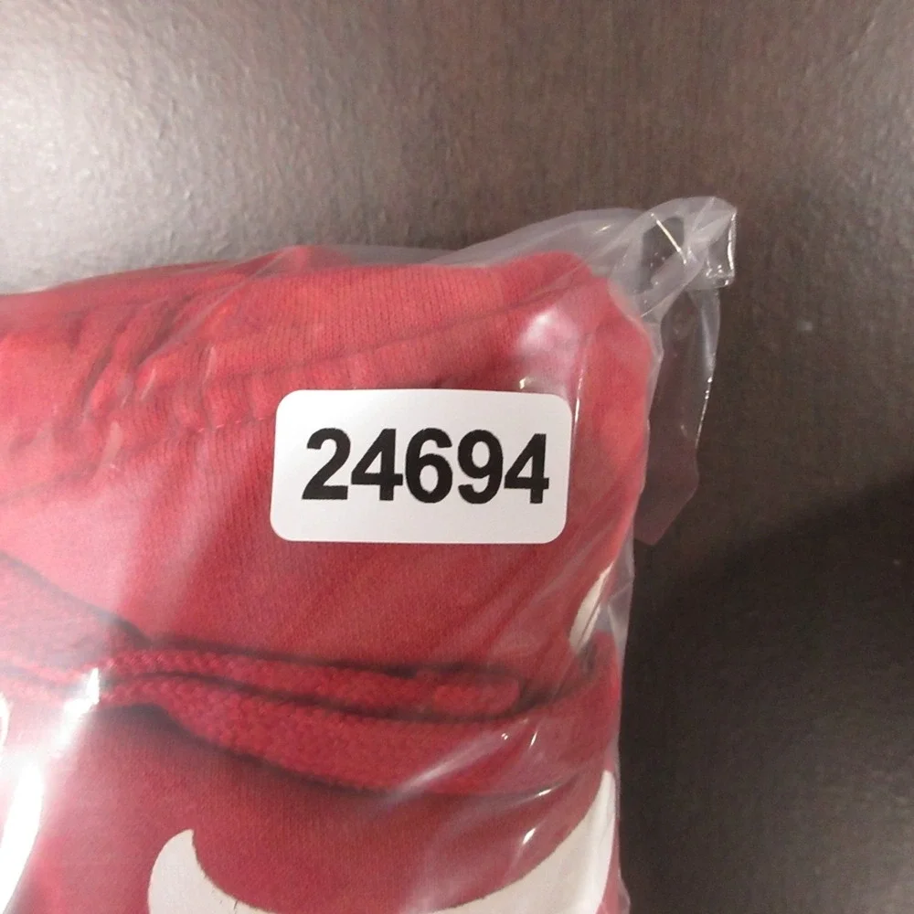 Alabama Crimson Tide Sweater Mens Large Red Hoodie Sweatshirt Nike Fleece NCAA